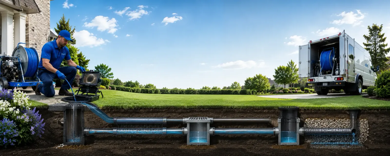 Outdoor drain cleaning information for Elizabeth, IL